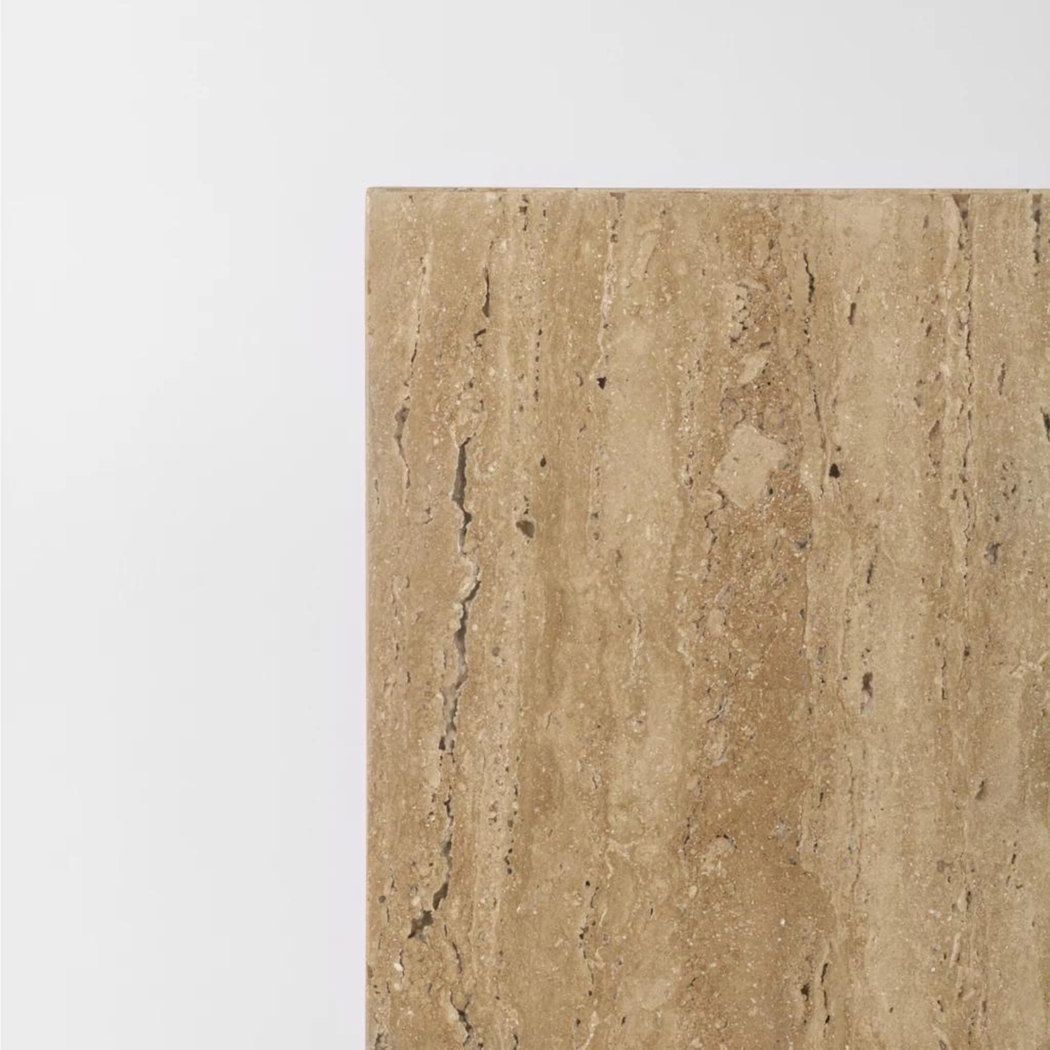 Terra Side Table — Travertine