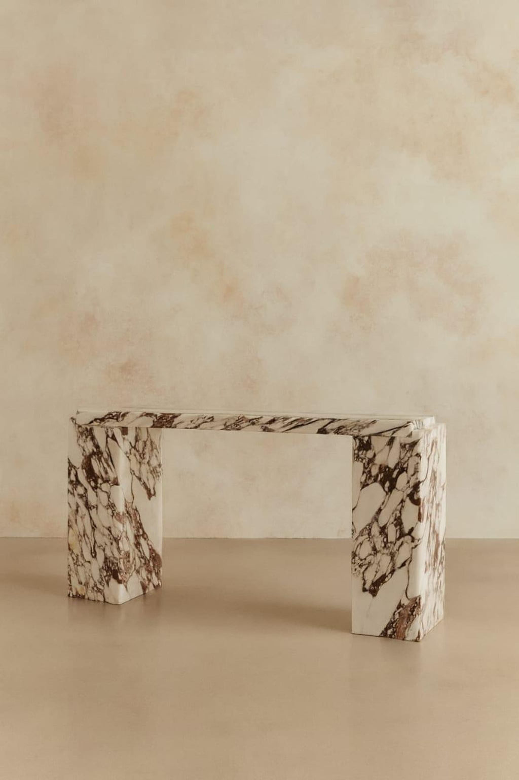 Viola Console Table — Calacatta Viola Marble