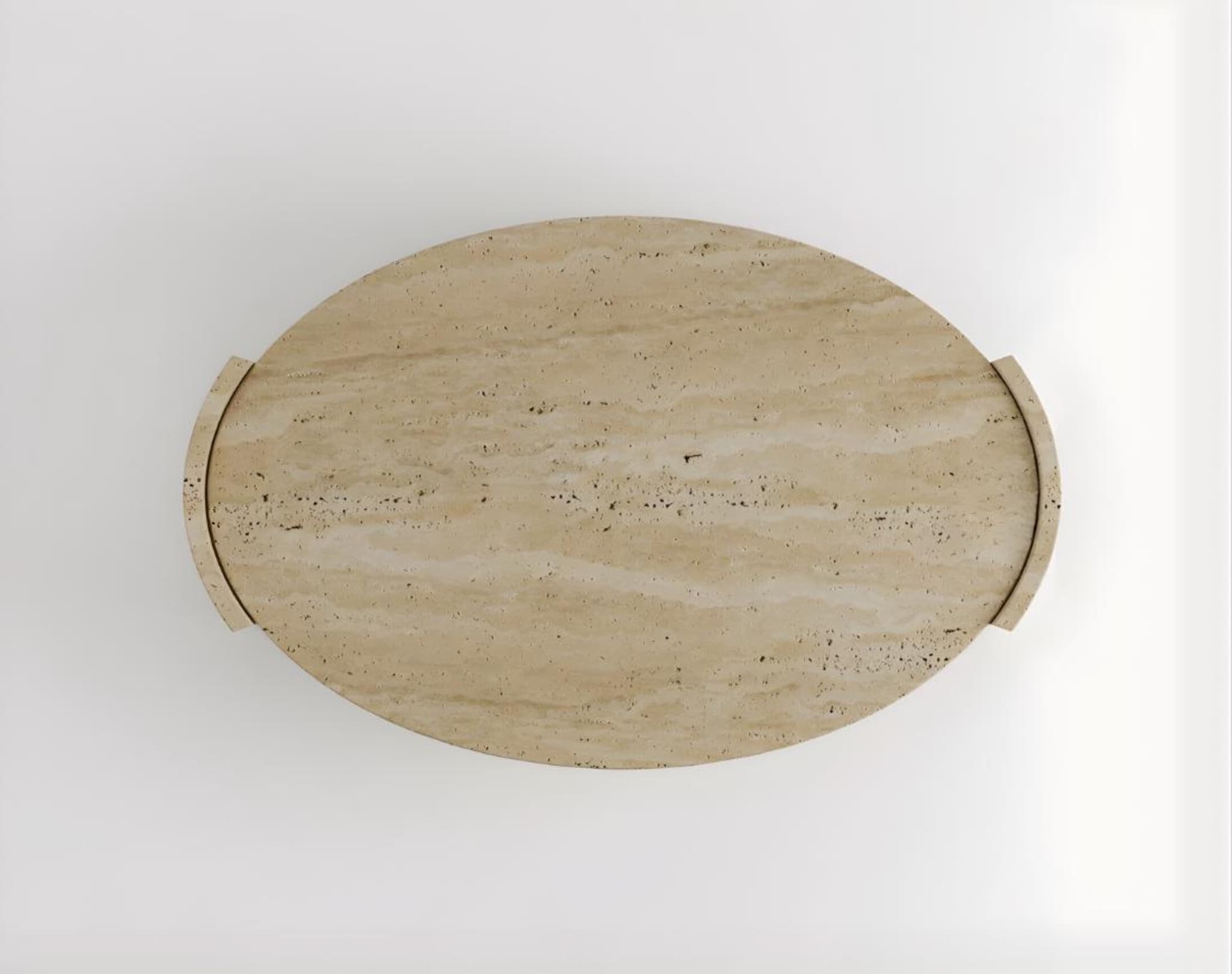 Tevere Dining Table — Travertine