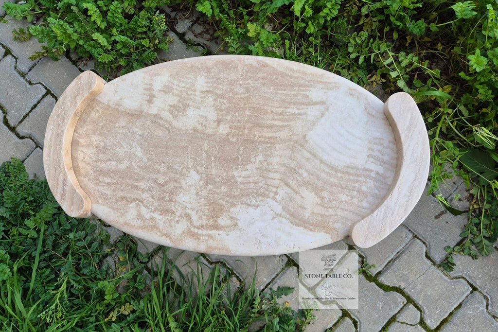 Livia Coffee Table — Travertine