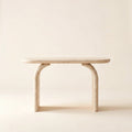 Arco Console Table in Travertine
