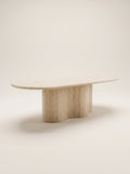 Marea Dining Table in Travertine