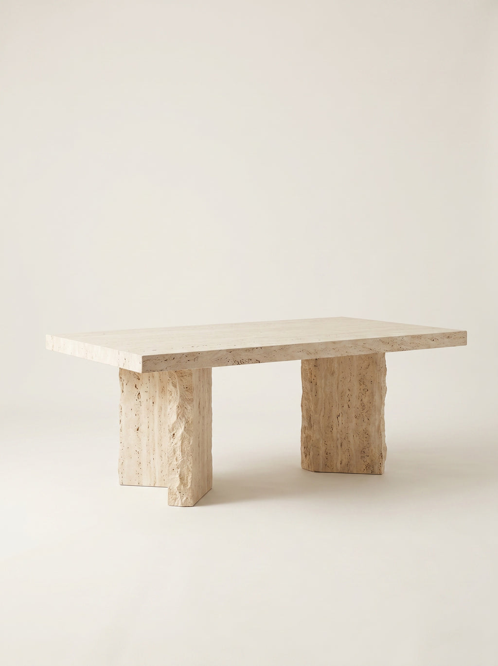Masseria Dining Table in Travertine