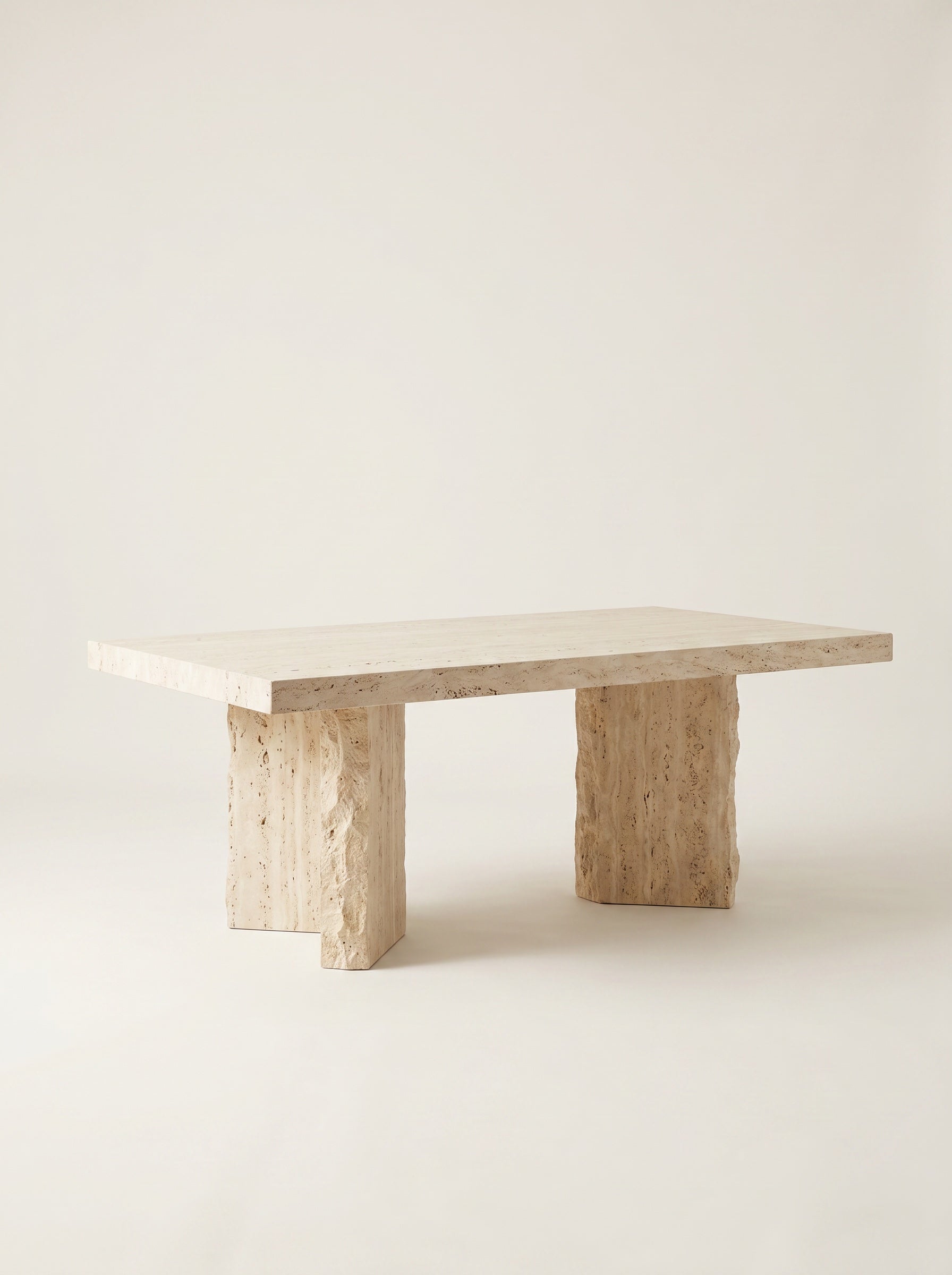 Masseria Dining Table in Travertine