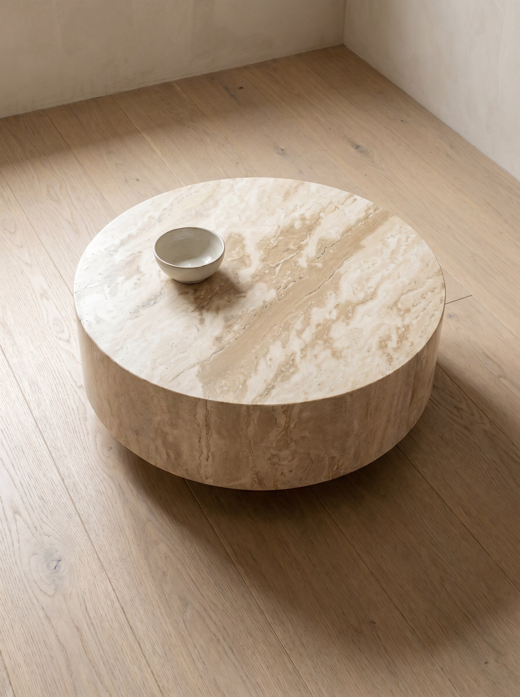 Roma Coffee Table in Travertine