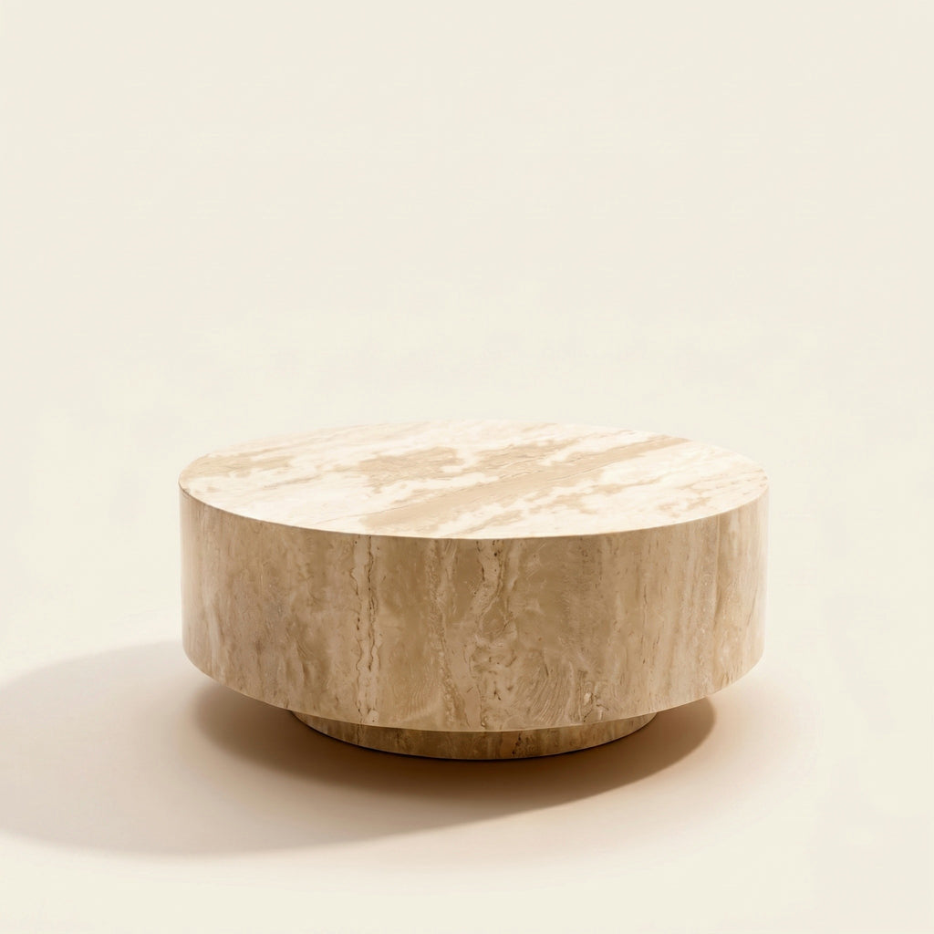 Roma Coffee Table in Travertine