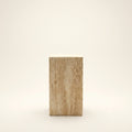 Terra Side Table in Travertine, Solo