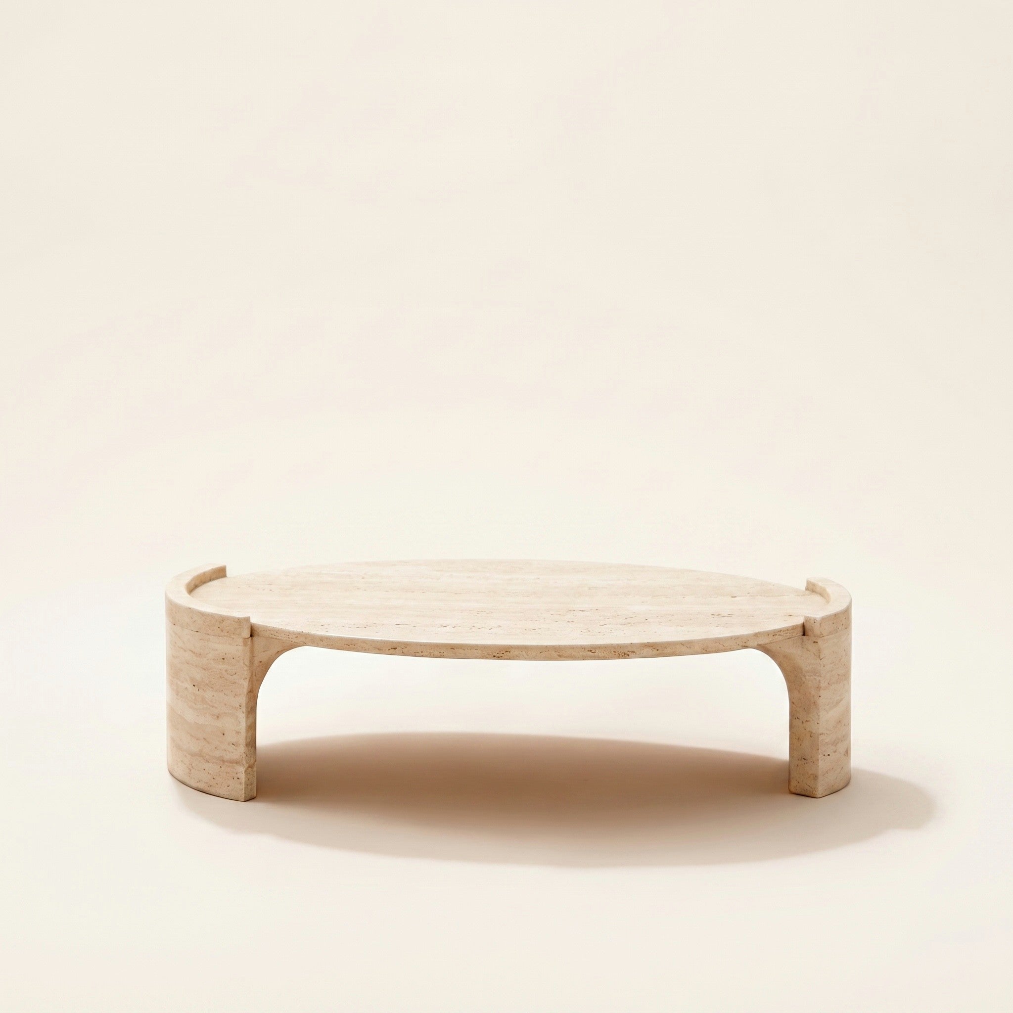 Tevere Dining Table — Travertine